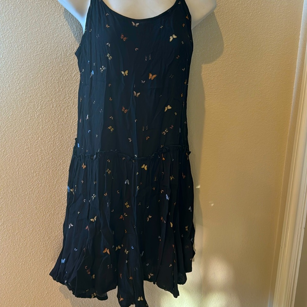 Black sundress with butterflies 🦋 size M